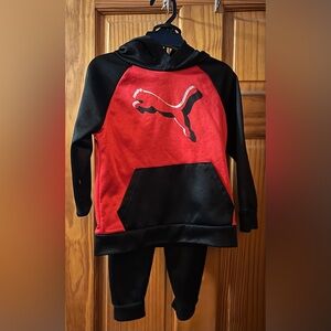 Puma Kids Red and Black set